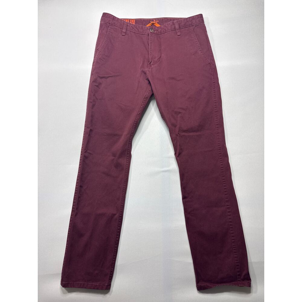 Dockers Men's Alpha Khaki Maroon‎ Skinny Tapered Leg Chino Pants 32x30 (32x28.5)